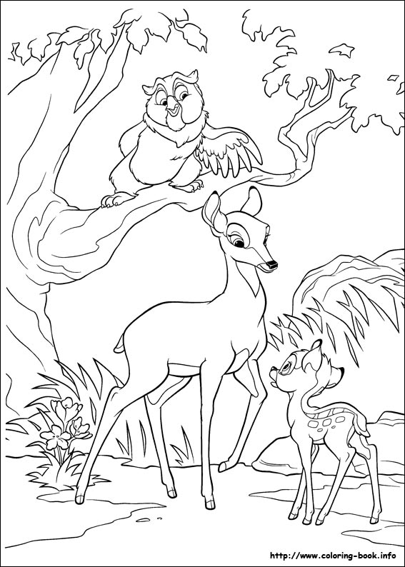 Bambi 2 coloring picture